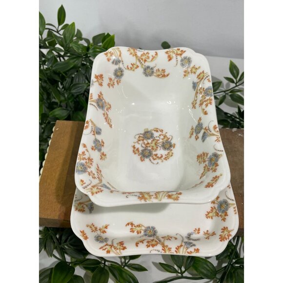 Vintage Haviland & Co Limoges Floral Porcelain Serving Dish Set - Picture 1 of 12